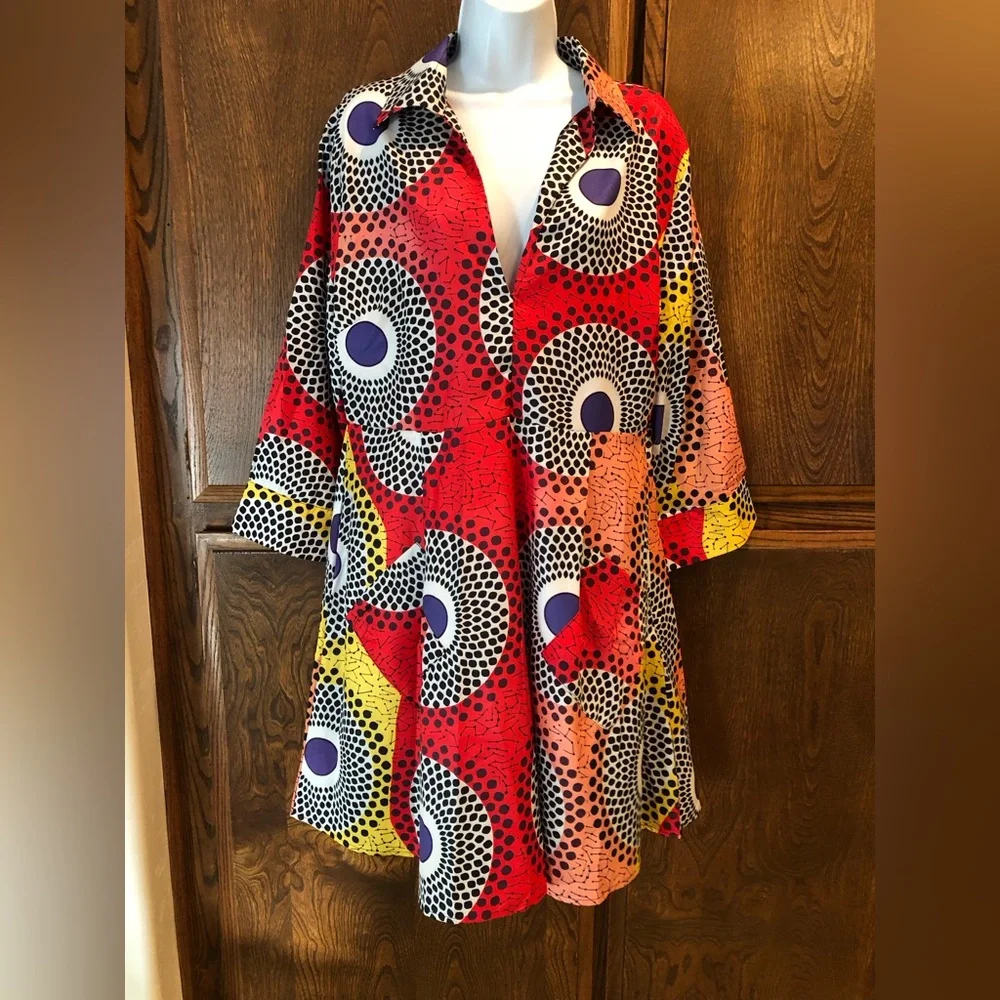 African print tunic - Picture 1 of 8